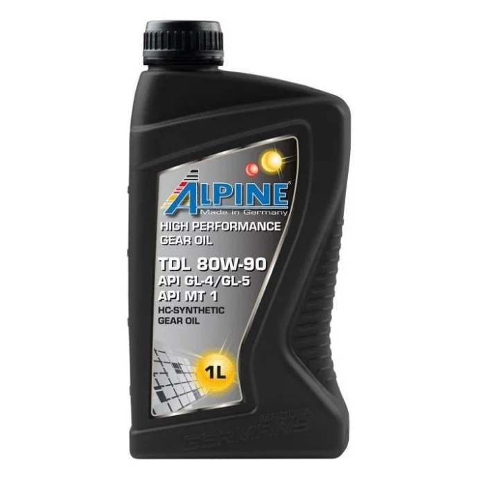 Трансмісійна олива Alpine Gear Oil 80W-90 TDL GL-4/GL-5 1л (0725-1)