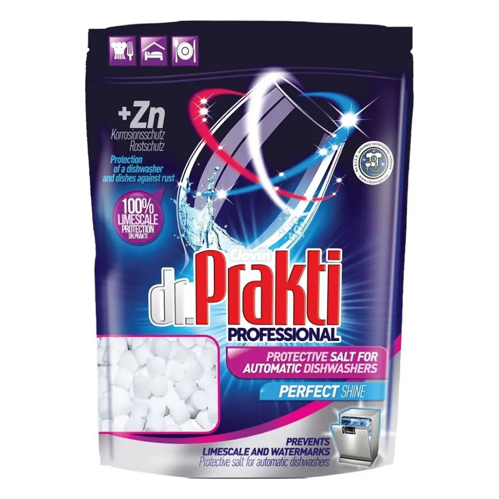 Сіль для посудомийних машин Dr. Prakti У міні-таблетках 1.5 кг (5900308777763)
