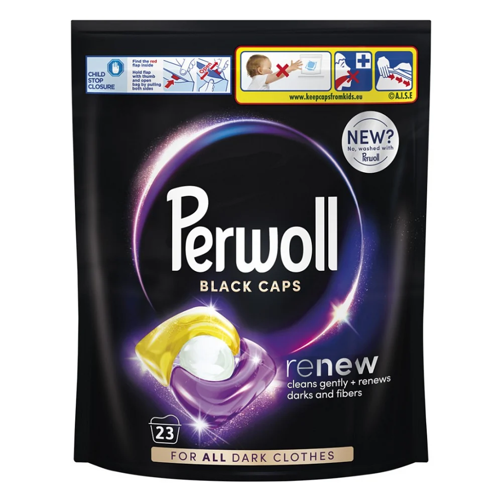 Капсули для прання Perwoll Для темних та чорних речей 23 шт. (9000101810561)