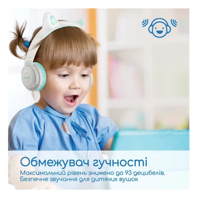 Навушники Promate Panda Aqua (panda.aqua) — фото 4