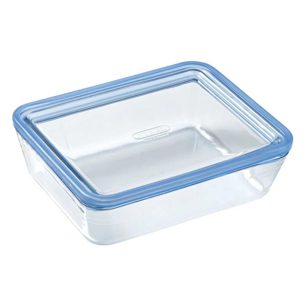 Форма для випікання Pyrex Pure Glass прямокутна з кришкою 2.7 л (243A000/7044)