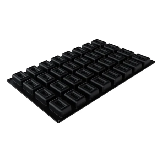 Форма для випікання Silikomart 600x400 мм Rectangle savarin 78 x 51 h 28 мм 32 шт (SQ089)