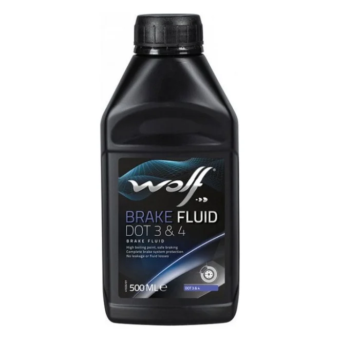 Гальмівна рідина Wolf BRAKE FLUID DOT 34 500мл (8307706)
