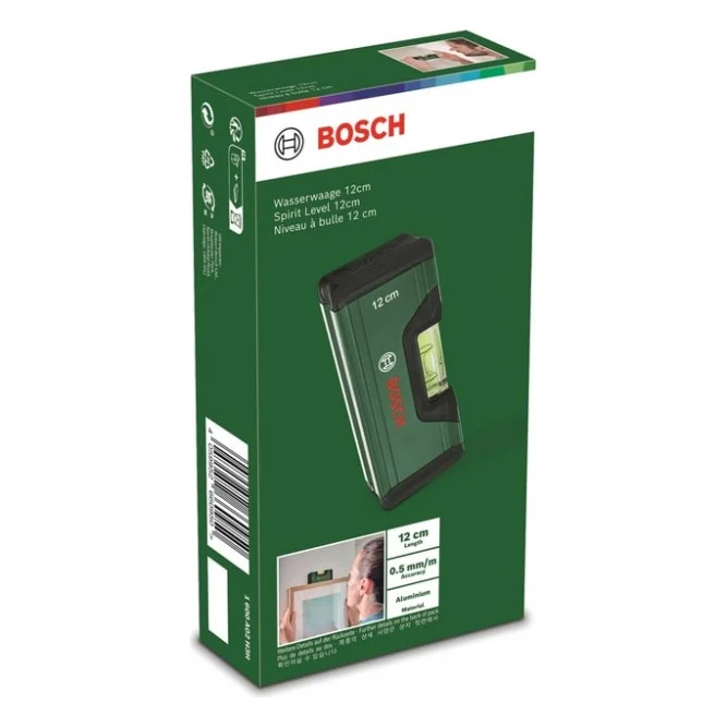 Рівень Bosch 12см, 1 капсула, алюмінієвий корпус (1.600.A02.H3H) — фото 7