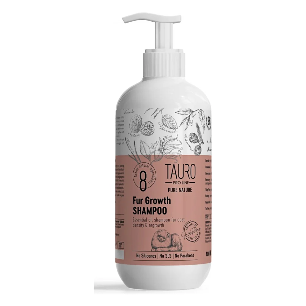 Шампунь для тварин Tauro Pro Line Pure Nature Fur Growth 400 мл (TPL63387)