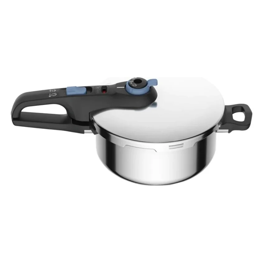 Каструля Tefal Secure Trendy, 4л, (скороварка) з паровим кошиком (P2580402)