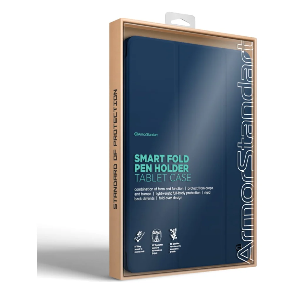 Чохол до планшета Armorstandart Smart Fold Pen iPad mini 2024 / mini 6 Dark Blue (ARM82827) — фото 8