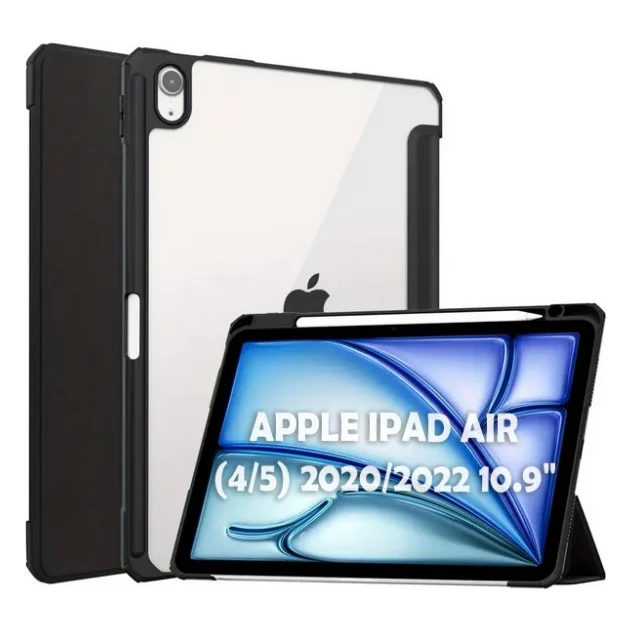 Чохол до планшета BeCover Soft Edge TPU Apple Pencil Apple iPad Air (4/5) 2020/2022 10.9" Black (711696)