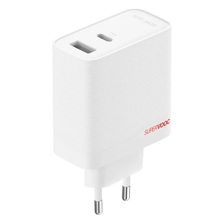 Зарядний пристрій Oppo SUPERVOOC 80W Dual Ports GaN White (OSAB7CF3AE)