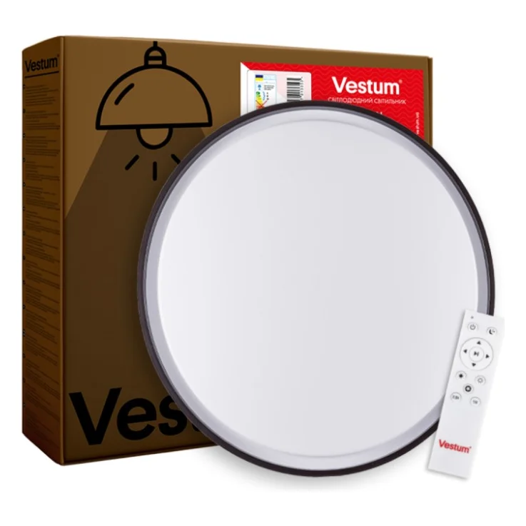 Світильник Vestum ATLAS матовий 60W 3000К-6500К з ДК (VS-91037)