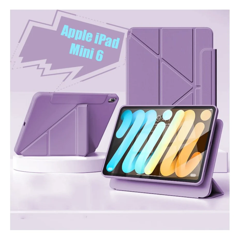 Чохол до планшета BeCover Ultra Slim Origami Flex Apple iPad Mini 6 2021 Purple (712968) — фото 5
