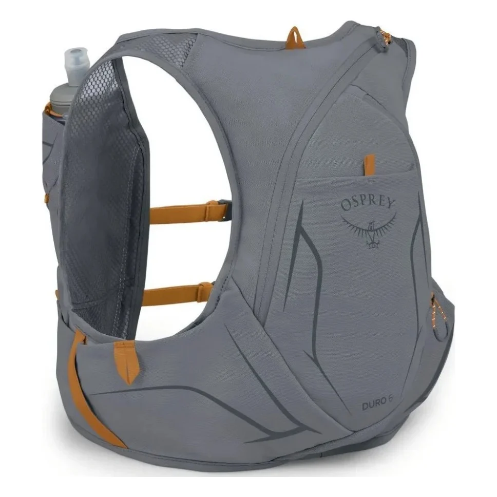 Рюкзак туристичний Osprey Duro 6 phantom grey/toffee orange L (009.3605)
