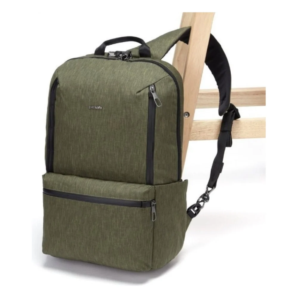 Рюкзак туристичний Pacsafe Metrosafe X 20L backpack хакі (30640517) — фото 5