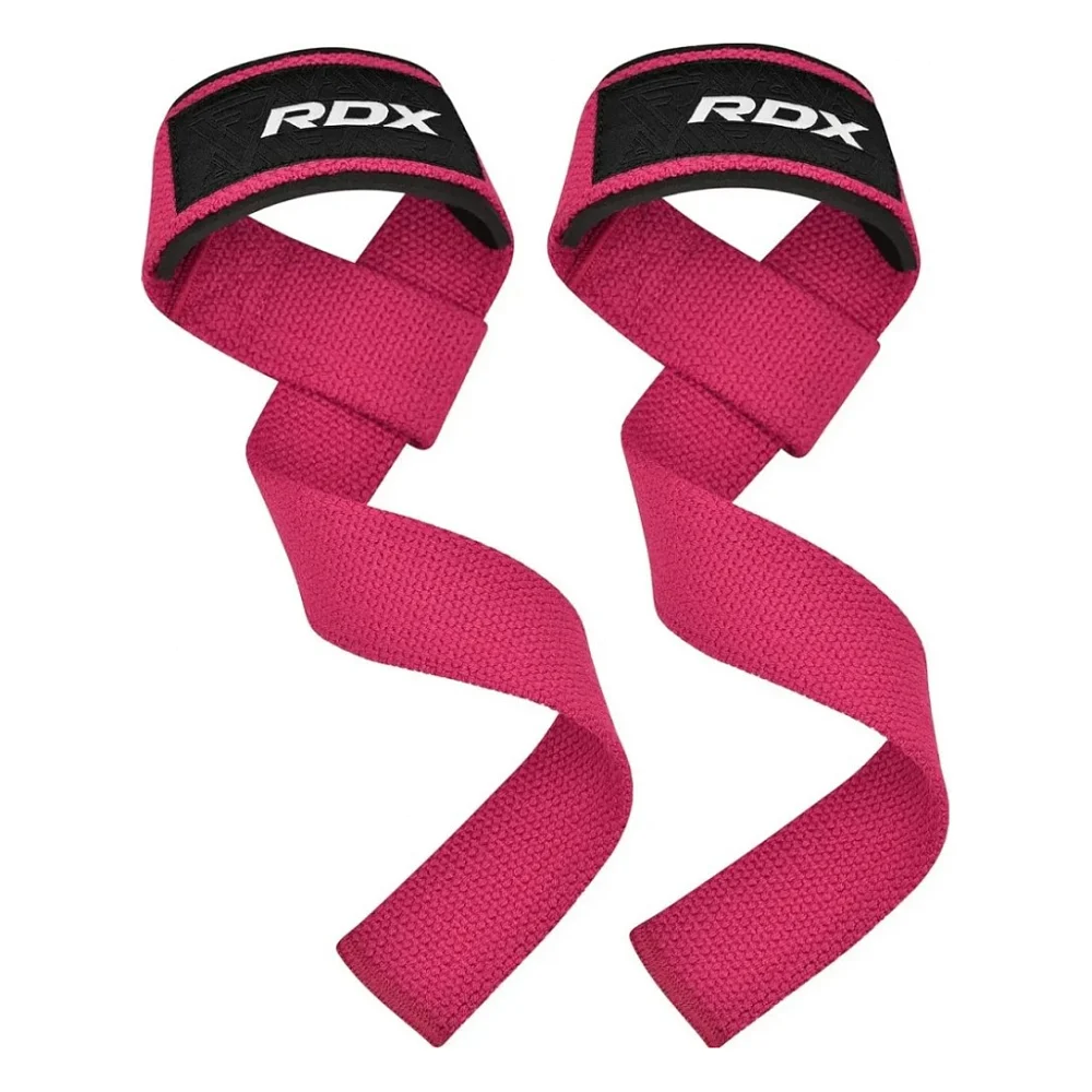 Кистьові лямки RDX W1 Gym Single Strap Pink Plus (WAN-W1P+)