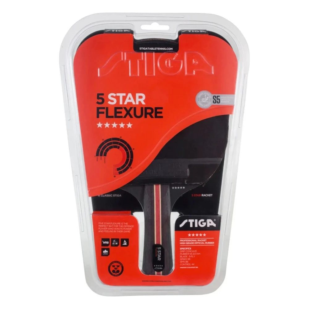 Ракетка для настільного тенісу Stiga Flexure 5 Star FL (1215-4016-01) (931285) — фото 4