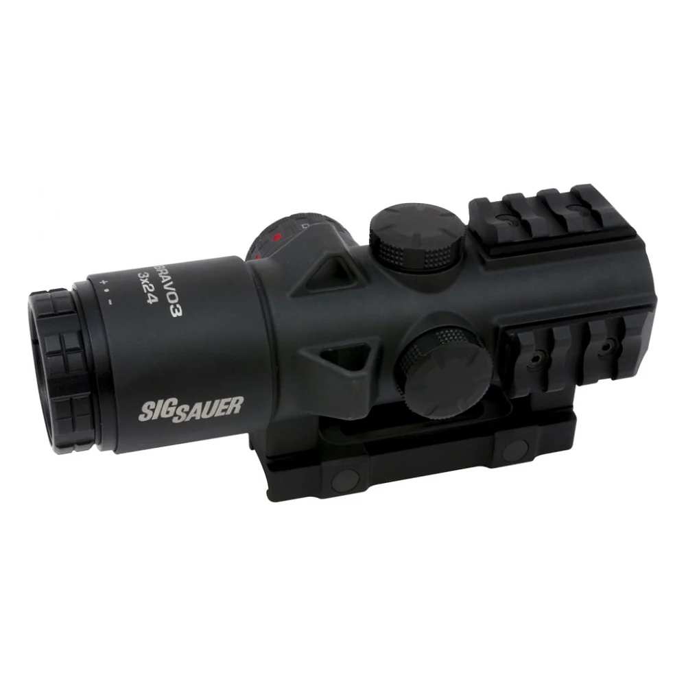 Оптичний приціл Sig Sauer Bravo-3 3x24 сітка 5.56-7.62 Horseshoe з підсвічуванням (80409342) — фото 5