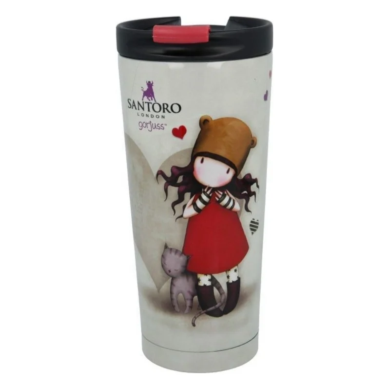 Термокружка Stor Santoro Gorjuss, Steel Coffee Tumbler 425 ml (Stor-00292)