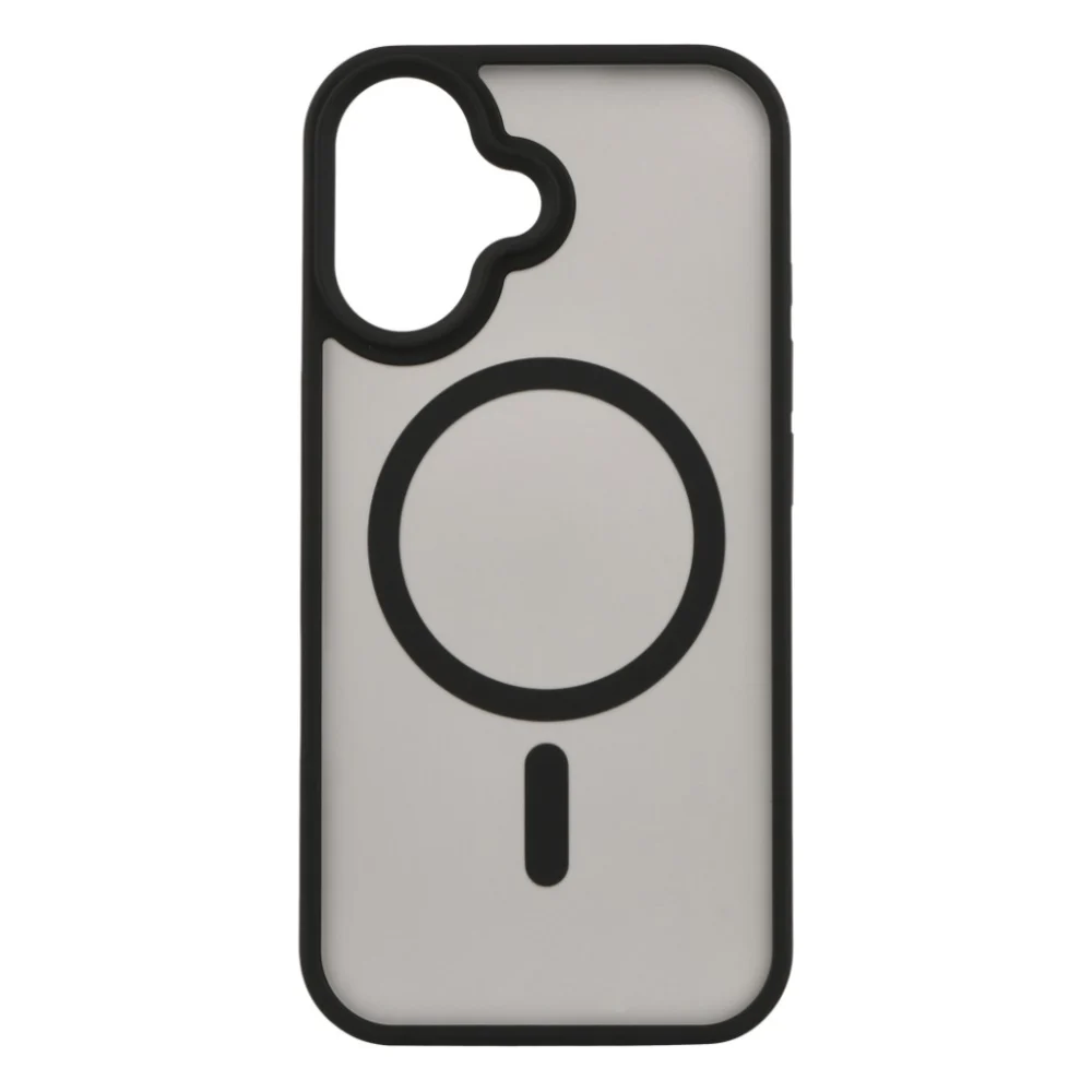 Чохол до мобільного телефона 2E iPhone 16 Soft Touch MagSafe Cover black (2E-IPH-16-OCLS-BK)