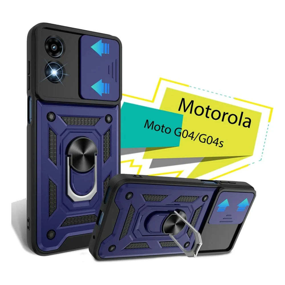 Чохол до мобільного телефона BeCover Military Motorola Moto G04/G04s Blue (713063)