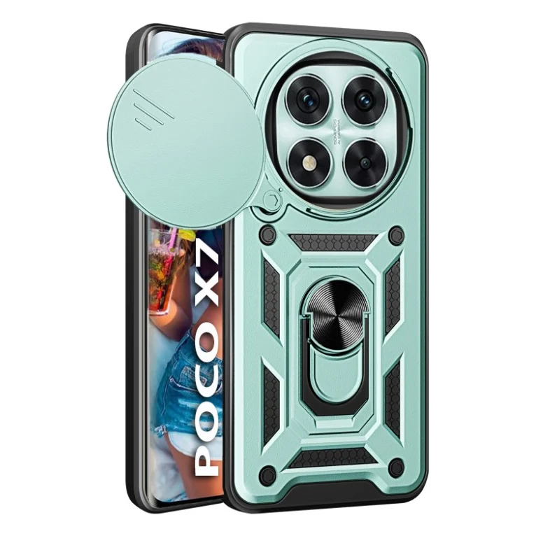 Чохол до мобільного телефона BeCover Military Poco X7 Dark Green (712874)