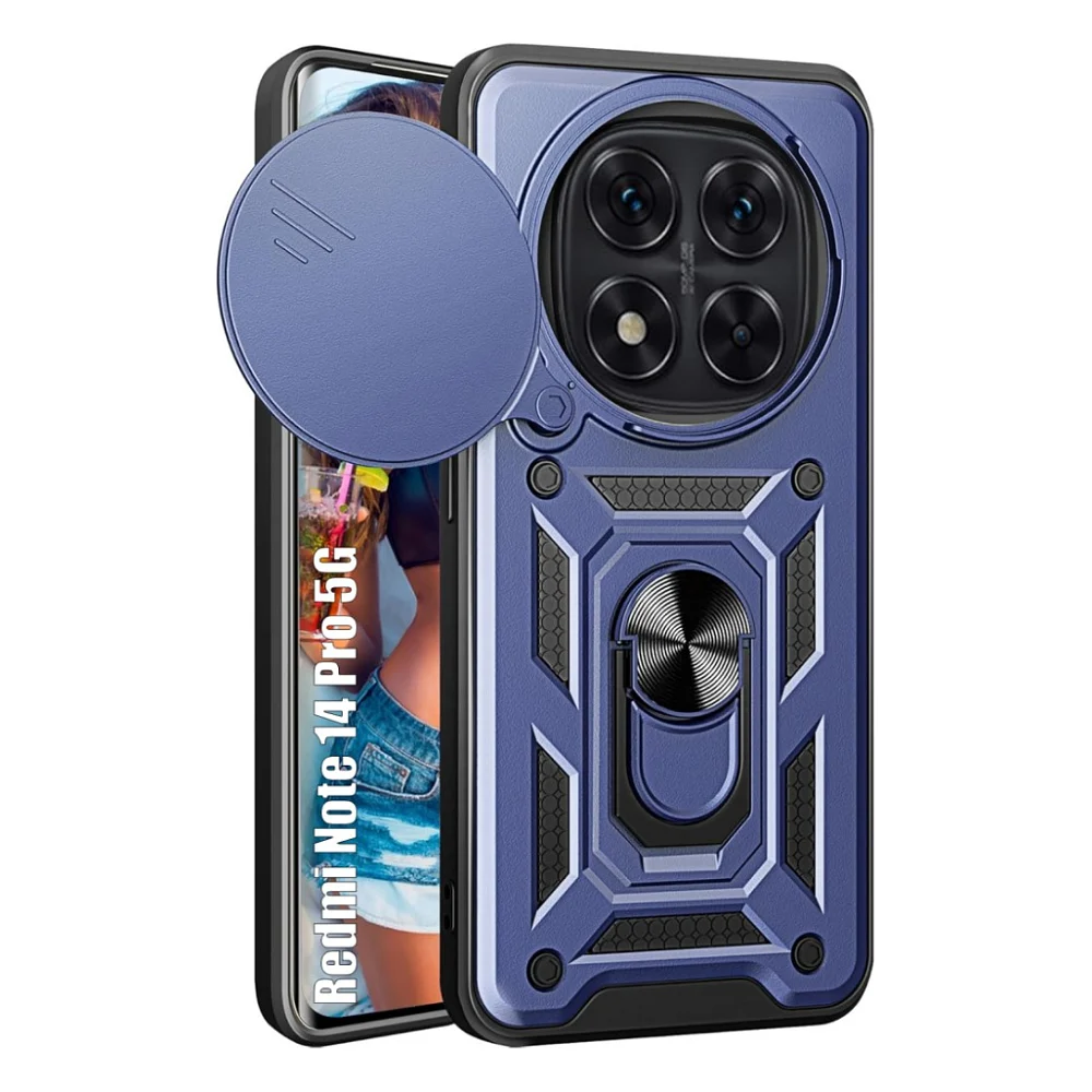 Чохол до мобільного телефона BeCover Military Xiaomi Redmi Note 14 Pro 5G Blue (713095)