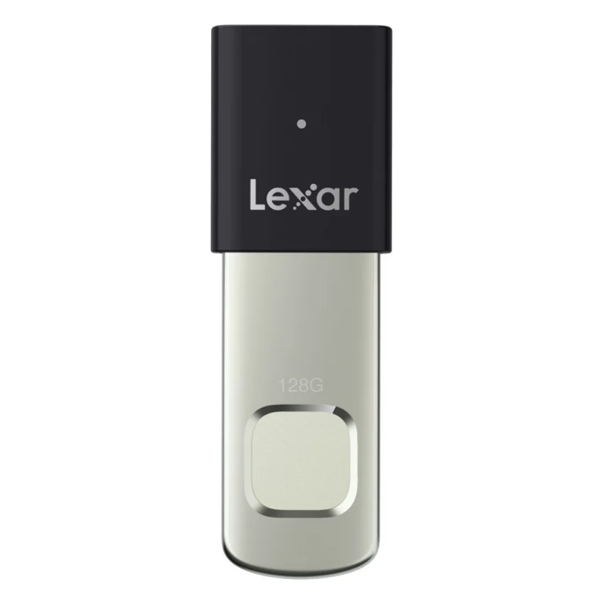 USB флеш накопичувач Lexar 128GB JumpDrive Fingerprint F35 Pro USB 3.2 (LJDF35P128G-RNBNG)