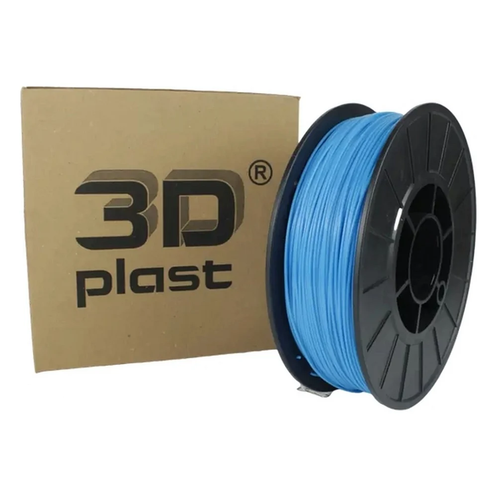 Пластик для 3D-принтера 3Dplast PETG 1.75мм, 0.85кг, light-blue (3DPTG17508BLU)