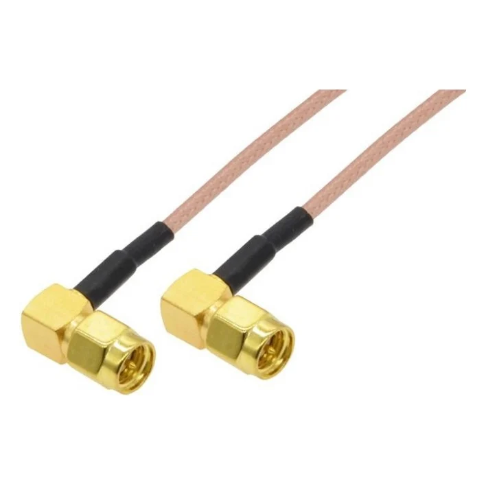 Кабель для дрона 4Hawks RP-SMA to RP-SMA cable, R/A, black, H155, 10м, 1 шт (C1-B-10)