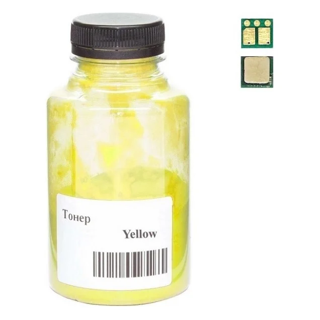 Тонер Canon 067 70г +chip YELLOW MF651Cw/MF655Cdw/MF657Cdw 2.4K AHK (50000412)