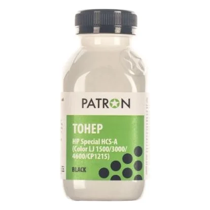 Тонер HP CLJ 1500/3000/4600/CP1215) BLACK 50г Patron (HCS-A-B-050)