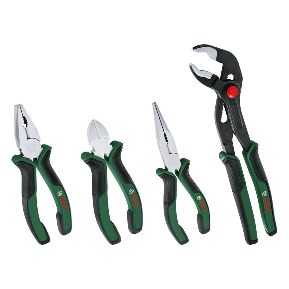 Набір інструментів Bosch шарнірно-губцевих, 4шт (1.600.A02.W7K)