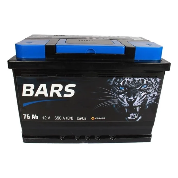 Акумулятор автомобільний Bars 75Ah Н Ев (-/+) (650EN)