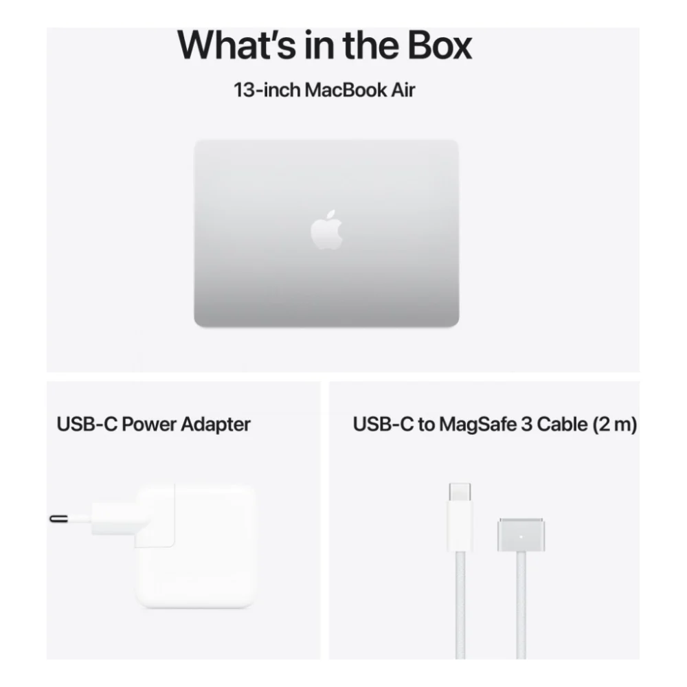 Ноутбук Apple MacBook Air 13 M4 A3240 Silver (MW0W3UA/A) — фото 9