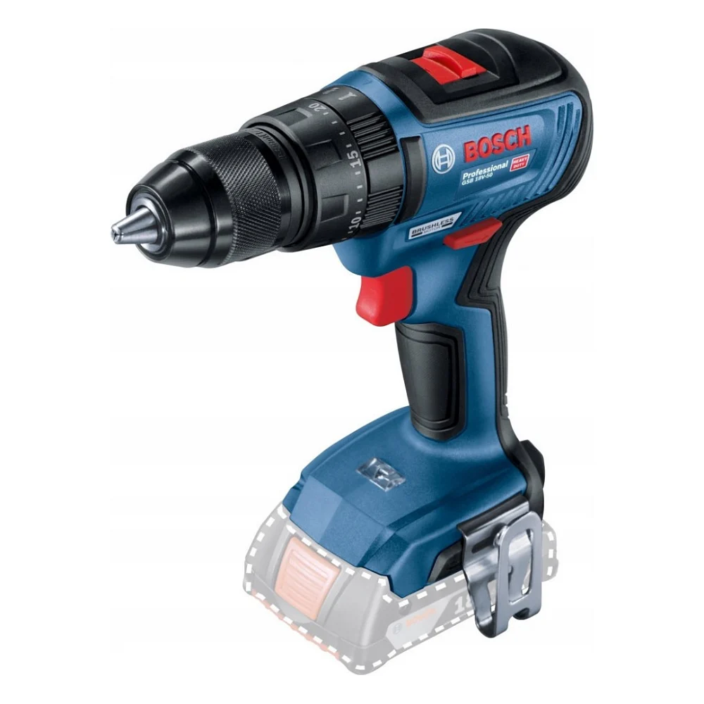 Набір електроіструментів Bosch GBH 180-LI + GSR 18V-50 + GWS 180-LI + 2xGBA 18V 5.0Ah і + GAL 1880 CV (0.615.990.M32) — фото 2
