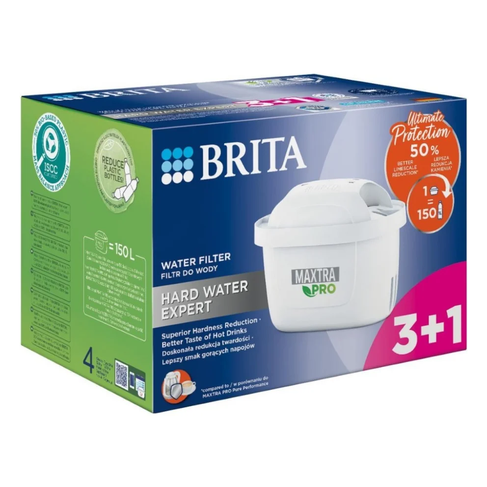 Картридж для фільтра глечика Brita MXPro Limescale для жорсткої води 3+1шт (1051773)