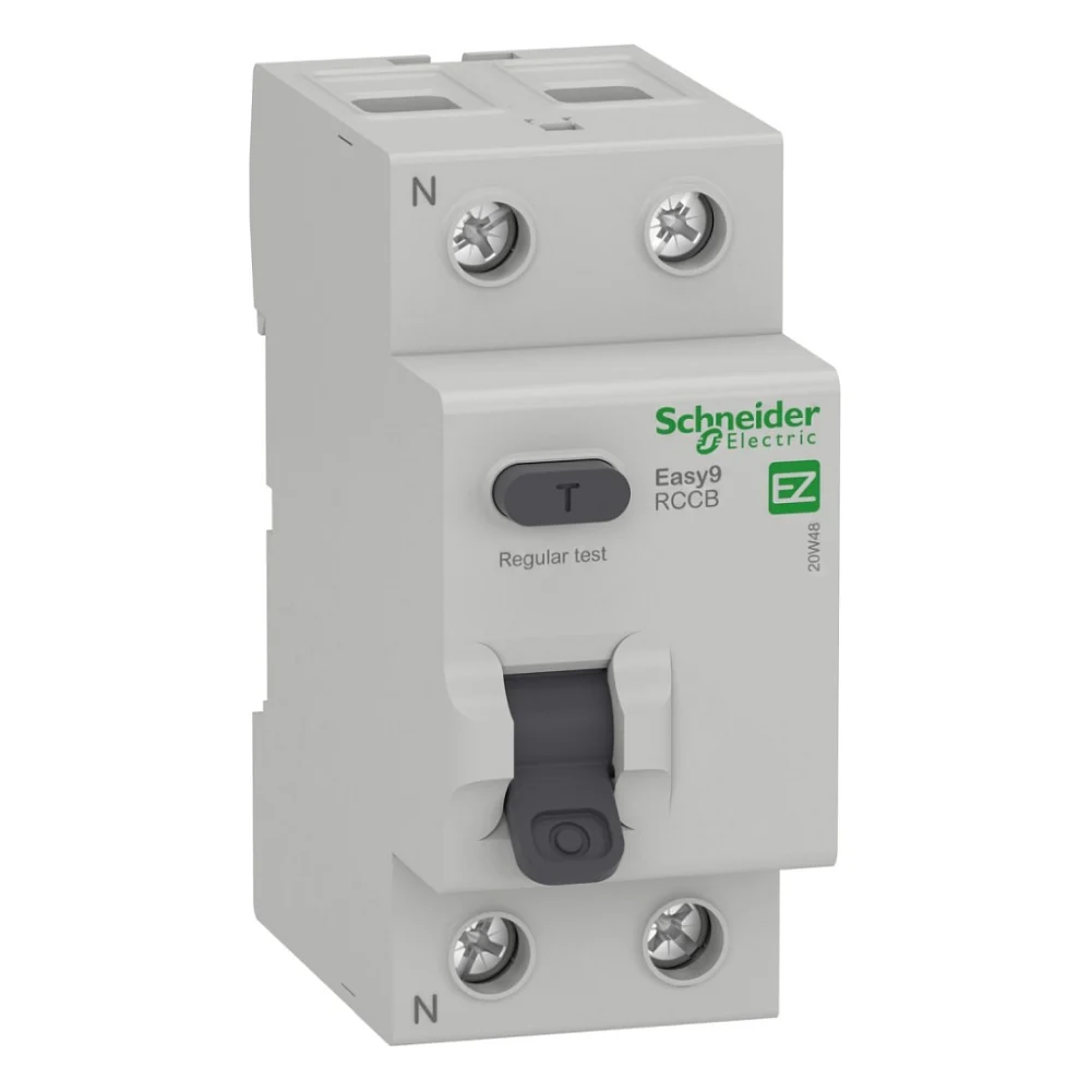 Диференціальний автоматичний вимикач Schneider Electric EZ9 2P 63A 30mA (EZ9R34263)