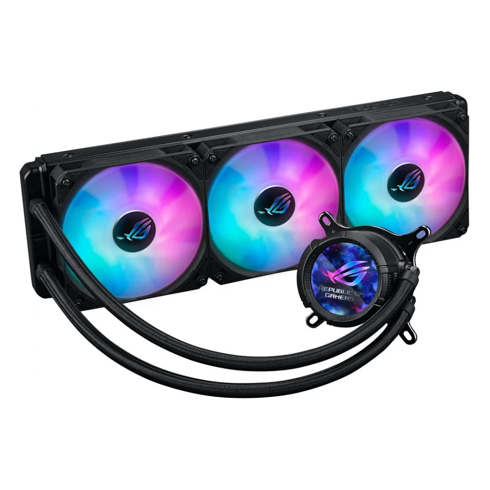 Система рідинного охолодження ASUS ROG Strix LC III 360 ARGB LCD (90RC00W1-M0UAY0) — фото 2