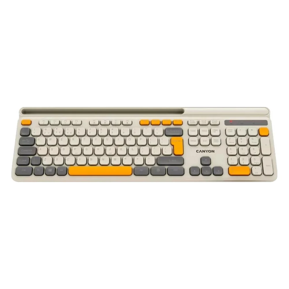 Клавіатура Canyon HKB-W03 Wireless UA Beige (CNS-HKBW03BG)