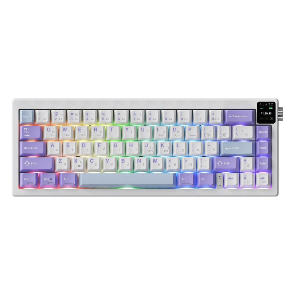 Клавіатура Ajazz AK650 Flying Fish Switch Purple (AK650-FF-PWB)