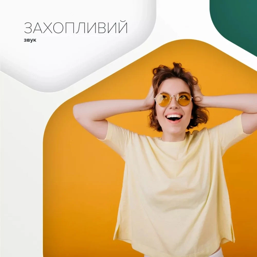 Навушники Canyon Hexagon 7 TWS ANC+ENC Wireless Charge White/Beige (CNS-TWS7WB) — фото 6