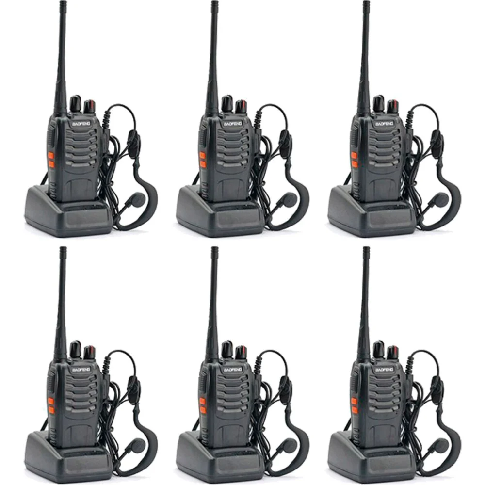 Портативна рація Baofeng BF-888S Six Pack комплект 6 шт (2200000758996)