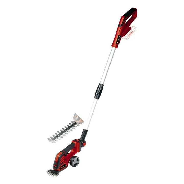 Кущоріз Einhell GE-CG 18/100 Li T - Solo, 18В, PXC, леза 100/200 мм, телескоп. ручка, 0.7 кг (без АКБ та ЗП) (3410310)
