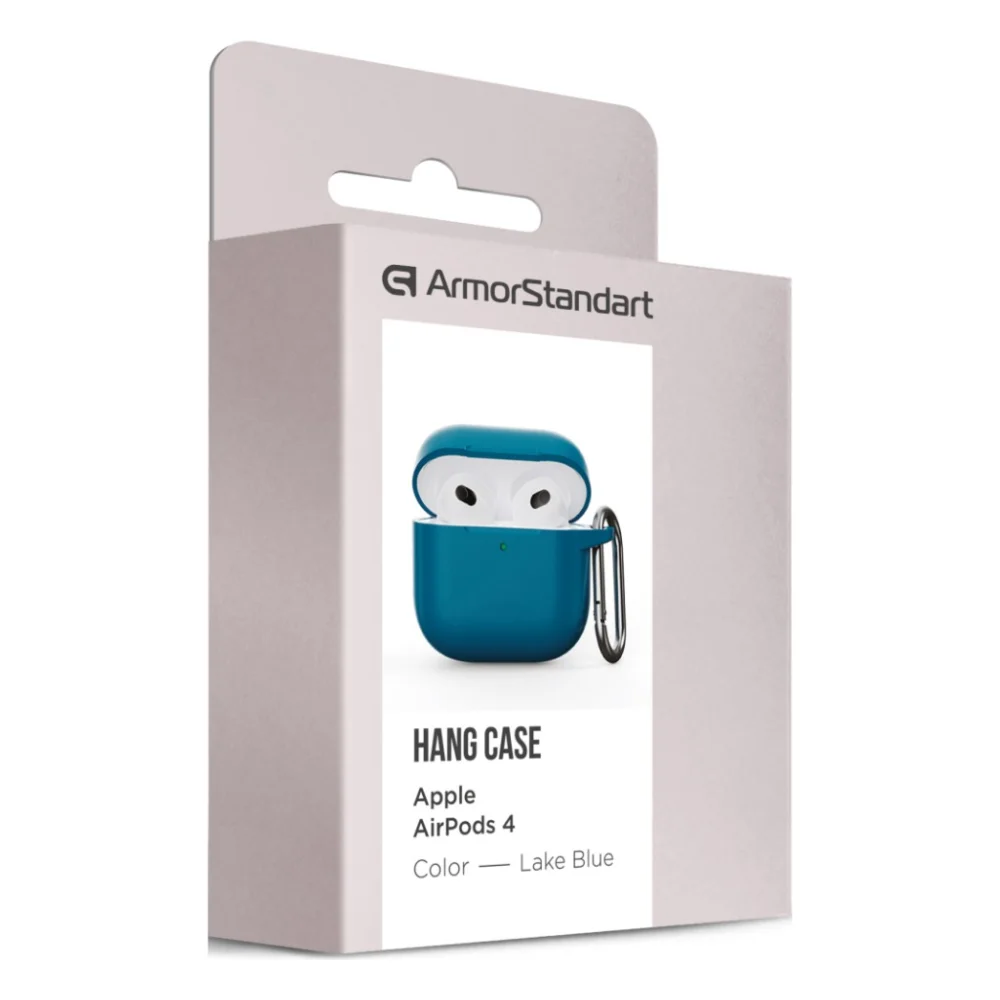 Чохол для навушників Armorstandart Hang Case для Apple AirPods 4 Lake Blue (ARM81281) — фото 3