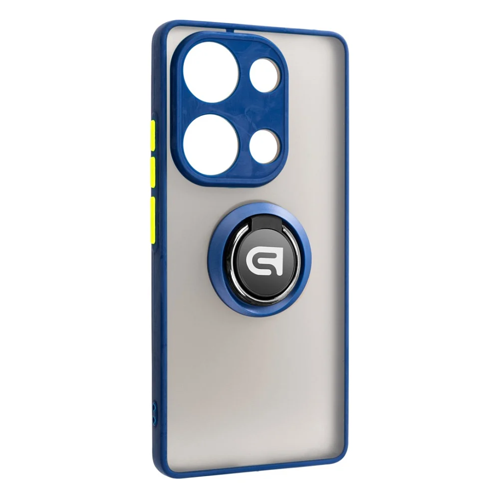 Чохол до мобільного телефона Armorstandart Frosted Matte Ring Xiaomi Redmi Note 14S 4G Navy Blue (ARM85113)