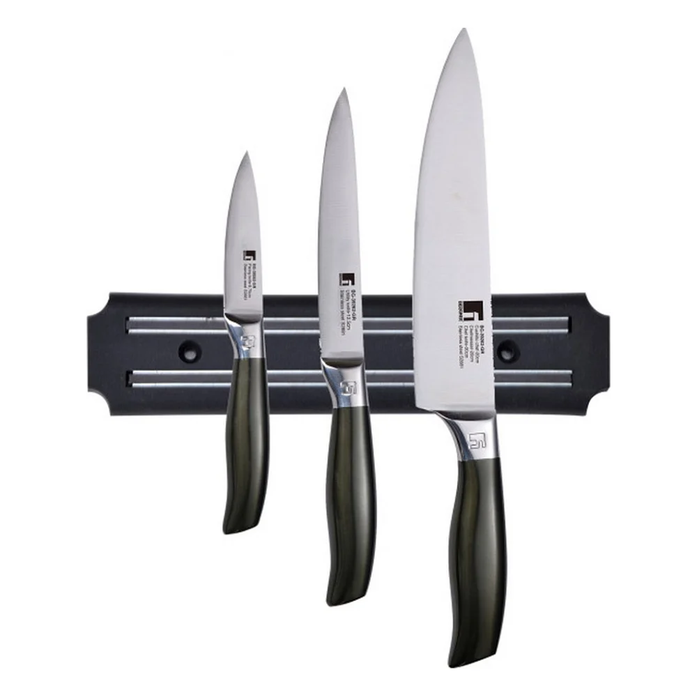 Набір ножів Bergner Midnight, 4 предмети, сталь SS2CR13NH (BG-39262-GR)