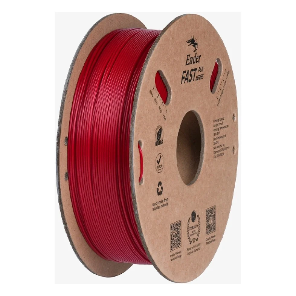 Пластик для 3D-принтера Creality PLA Fast, Ender, 1.75мм, red fire, 1кг (3301010432)