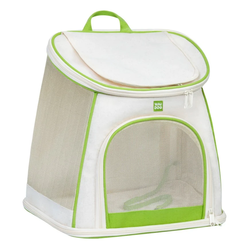 Переноска для тварин WAUDOG Relax Eco 40х40х26 см для котів та дрібних порід собак до 8 кг (9985)