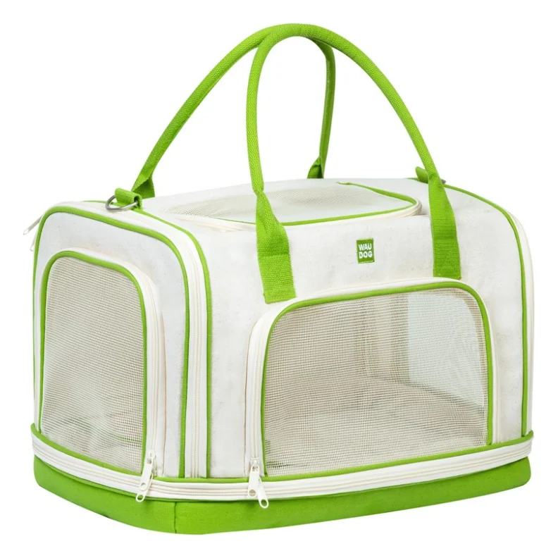 Переноска для тварин WAUDOG Relax Eco 47х30х28 см для котів та дрібних порід собак до 8 кг (9987)