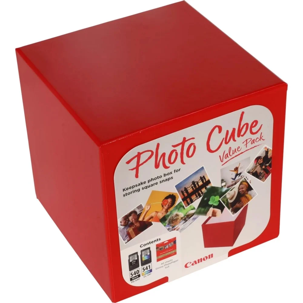 Картридж Canon PG-540 Photo Cube PG-540/CL-541 BK, Color+ PP-201 Photo Paper (5225B012) — фото 3