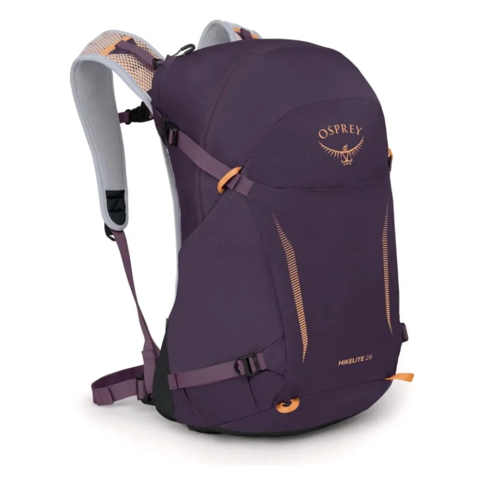 Рюкзак туристичний Osprey Hikelite 26 purple ink/purple dusk/cheddar orange - O/S - фіолетовий/помаранчевий (009.3852)